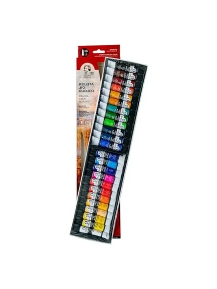 24 Renkli Yağlı Boya Seti 12ml ürün görseli 1