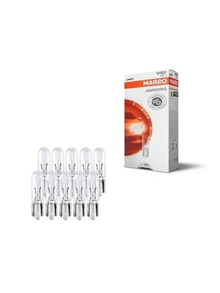 12V Dipsiz Gösterge Ampulü, 10 Adet Paket ürün görseli 1