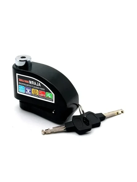 Alarmlı Motosiklet Disk Kilidi - 110 dB Su Geçirmez ürün görseli 1