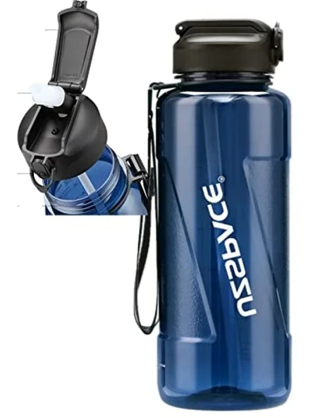 1500 ML Pipetli Su Matara - Lacivert ürün görseli 1