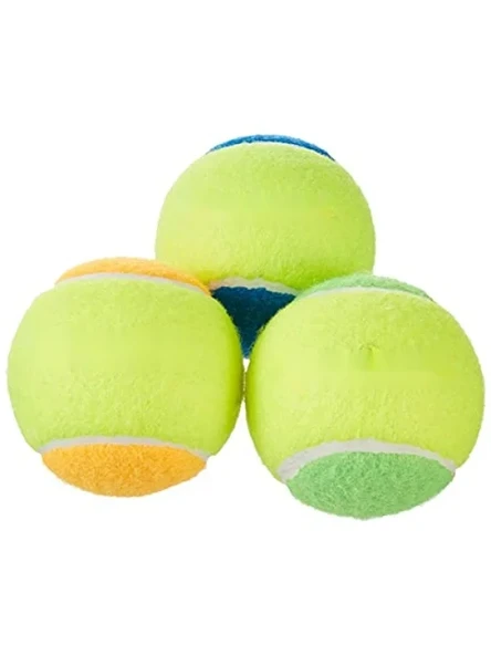 Hobi ve Amatör Kullanım için Renkli Tenis Topu, 3'lü Paket ürün görseli 1