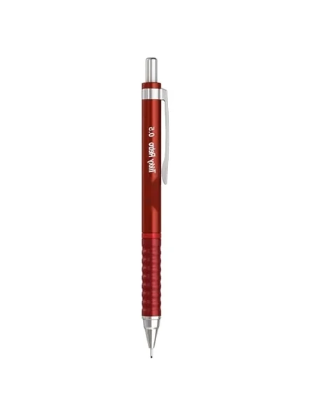 Retro Tasarımlı Mekanizmalı Kalem (0.5 mm Kırmızı) ürün görseli 1
