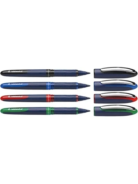 Konik Uçlu 0.6 mm Roller Kalem, 4 Adet ürün görseli 1