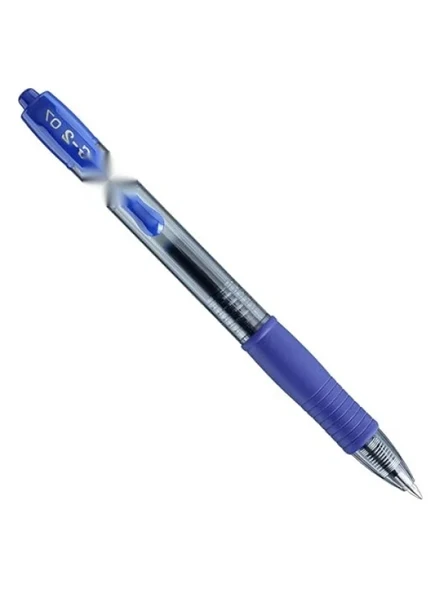 0.7 mm Basmalı Mekanizmalı Mavi Kalem ürün görseli 1