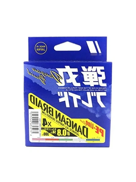 Yüksek Kaliteli 4 Kat PE Örgü İp - 0.8/0.10mm, 14Lb, 300 Metre ürün görseli 1