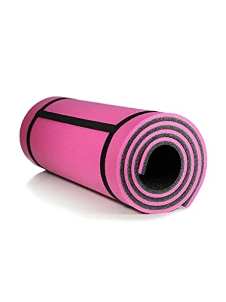 Çift Taraflı 10 Mm Kalınlığında Pembe Pilates Matı (180x60 cm) ürün görseli 1