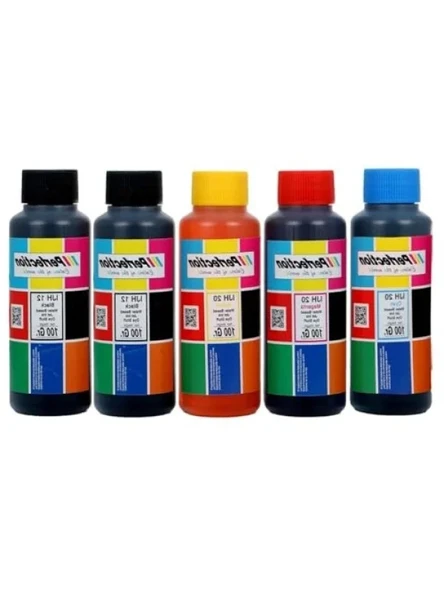 Tanklı Yazıcı Mürekkep - 5 x 100 gr Uyumlu ürün görseli 1