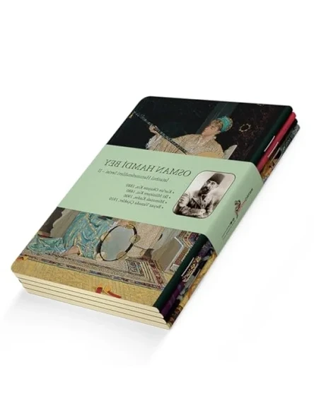 4'lü Çizgisiz Defter Seti - Osman Hamdi Bey Temalı, A5 Boyut ürün görseli 1