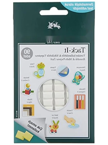 50 Gr Sökülebilir ve Yeniden Kullanılabilir Yapıştırıcı (Asorti Renkler) ürün görseli 1