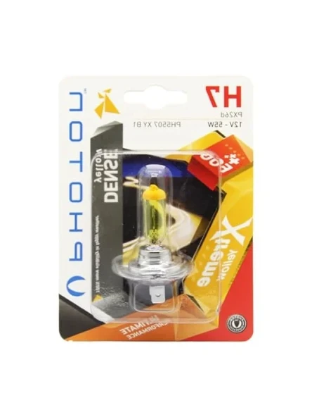 H7 12V 55W Ampul, Xtreme Yellow (Tekli Blister) ürün görseli 1