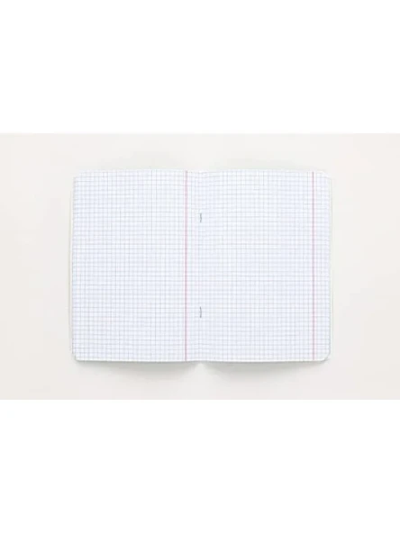Sarı A5 Kareli Defter, 60 Yaprak - Resim 3