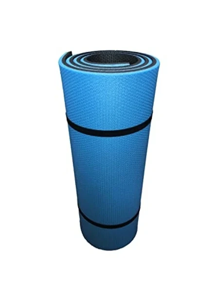 10 mm Kalınlığında Pilates Matı - 180x60 cm Mavi ürün görseli 1