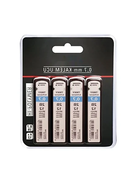Mekanik Kurşun Kalem Ucu - 0,7mm, 2B, 4'lü Paket ürün görseli 1