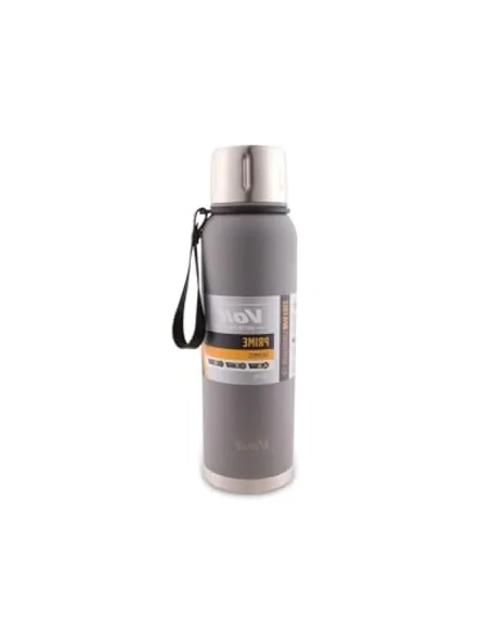 1000 ml Kapasiteye Sahip Termos, Gri ürün görseli 1