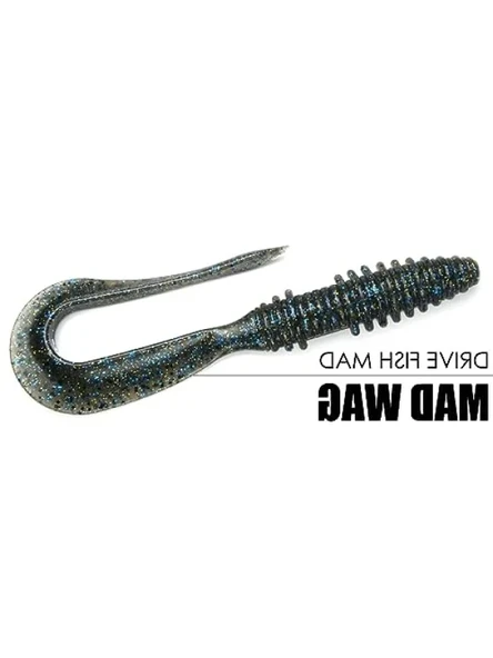 2.5" Clear Silver Glow Silikon Yem - Resim 3