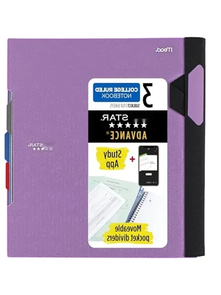 Spiral Defter ile Çalışma Uygulaması - 3 Konu, 150 Yaprak ürün görseli 1
