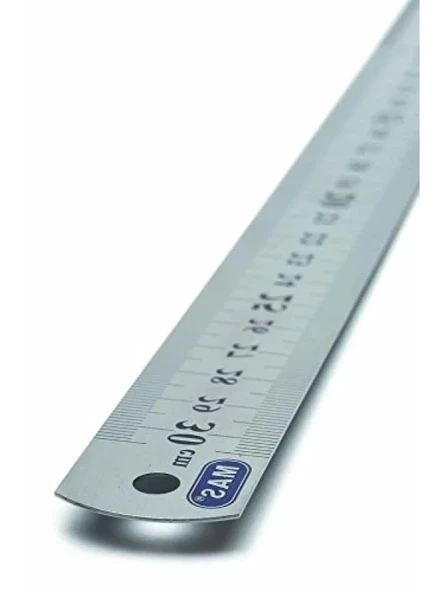 Paslanmaz Çelik Cetvel - 30 cm ürün görseli 1