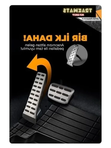 4D Universal Oto Paspas Seti - Siyah Renk - Resim 3