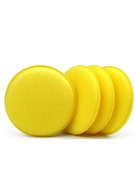 4 Adet Pasta Cila Wax Pedi Süngeri, Araç Temizleme Aplikatörü ürün görseli 1