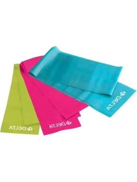 Orta Sert Pilates Bandı 3'lü Set - 150 x 15 cm ürün görseli 1