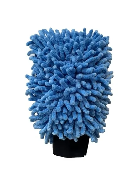 Mikrofiber Peluş Araç Yıkama Eldiveni, Çift Taraflı Temizlik ürün görseli 1