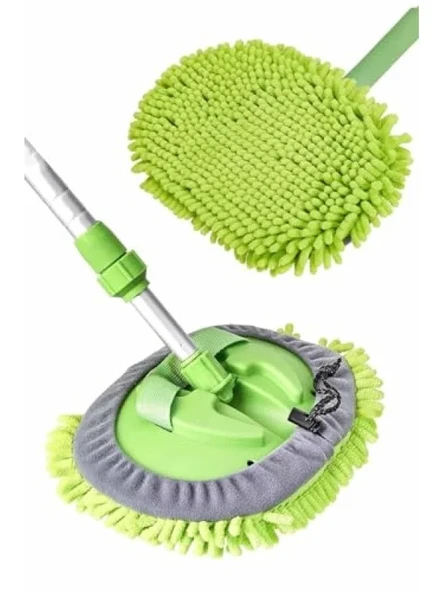 Uzun Saplı Mikrofiber Araba Yıkama Fırçası - Çiziksiz ve Yumuşak ürün görseli 1
