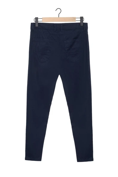 Slim 5 Cep Kalıp Düz Pantolon - Resim 2
