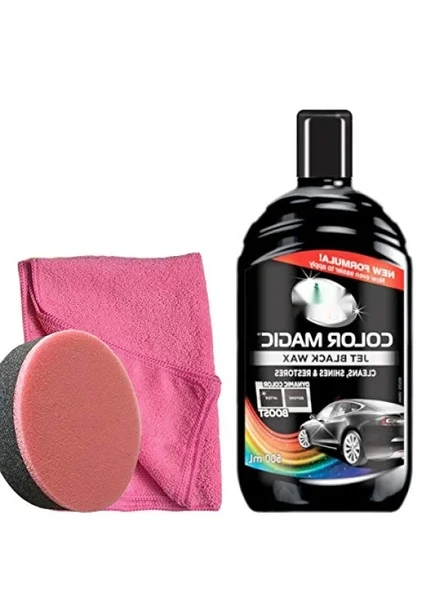 500 Ml Jet Black Renkli Cila ve Aksesuar Seti ürün görseli 1
