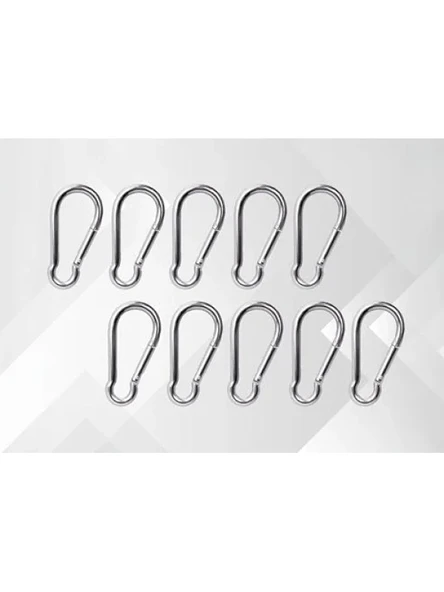 316 Paslanmaz Çelik M4 Karabina - 40x20x4 mm (10 ADET) ürün görseli 1