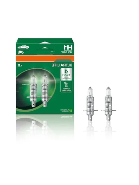 Uzun Ömürlü H1 55W 12V Araç Ampulü ürün görseli 1