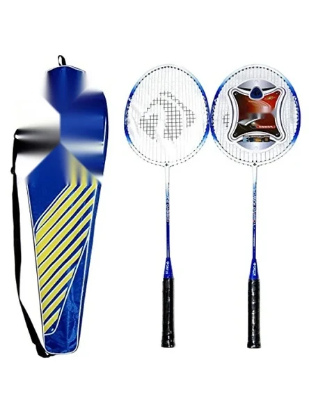 Unisex Çantalı Badminton Seti - Çiftli Oyun İçin Mavi Renk ürün görseli 1