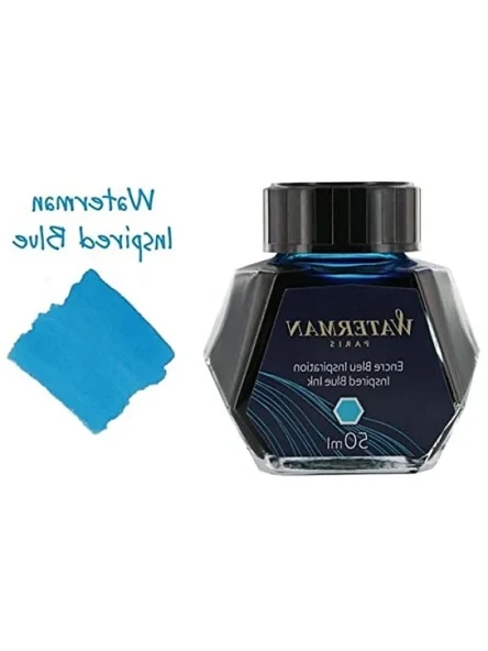 50 ml Deniz Mavi Şişe Mürekkep - Resim 2