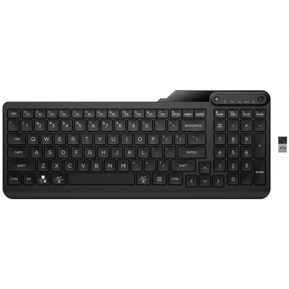 HP 475 7N7B9AA Çift Mod Kablosuz Klavye Siyah ürün görseli 1