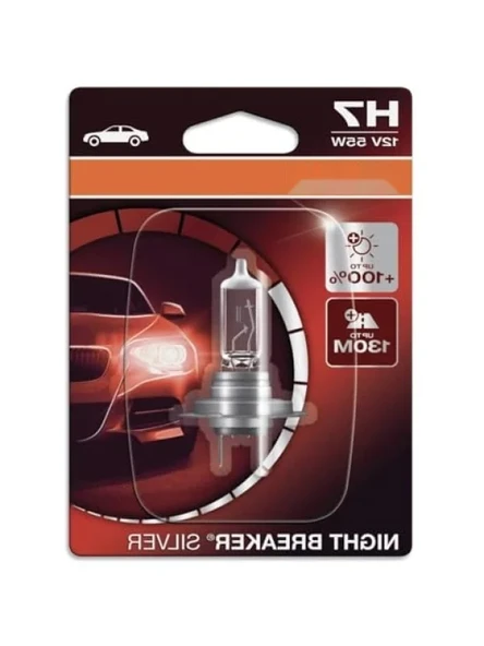 H7 Tipi Far Ampulü - 12V 55W, %100 Daha Fazla Işık ürün görseli 1
