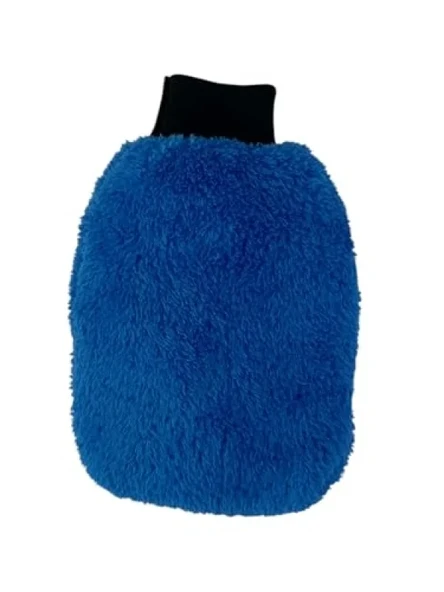 Mavi Mikrofiber Araç Yıkama Eldiveni - Resim 2