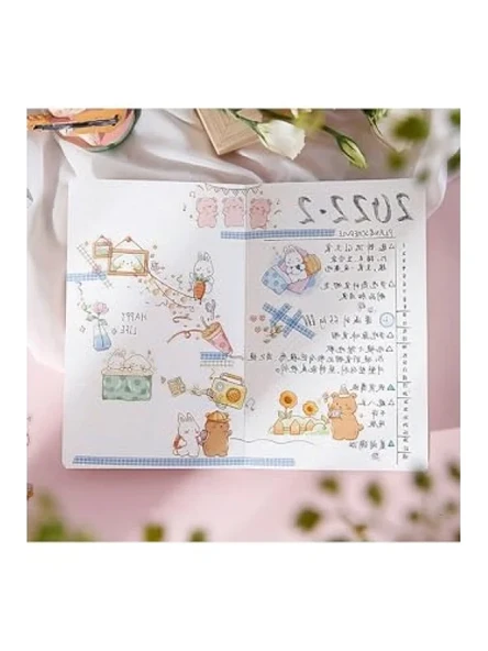40 Adet Honey Adventures Temalı Sticker Seti - Resim 2