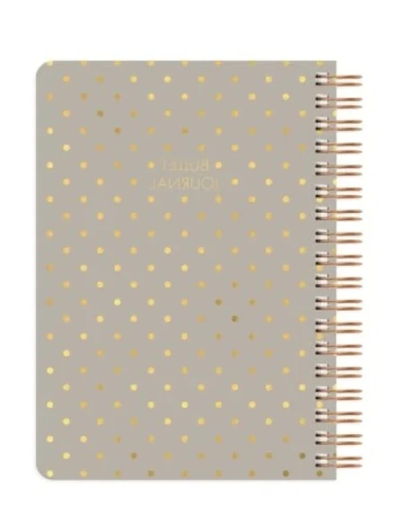 Noktalı Bullet Journal Pro Defter, Kum Renk, 17x24cm ürün görseli 1