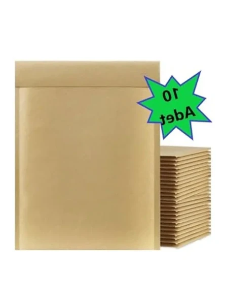 10 Adet Balonlu Zarf, 24x32+5 cm - Resim 3