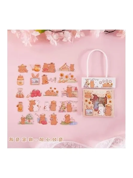 40 Adet Honey Adventures Temalı Sticker Seti ürün görseli 1