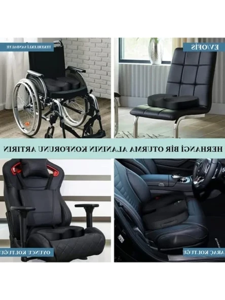 Ortopedik Oturma Minderi - Visko Cocix Simidi - Resim 2