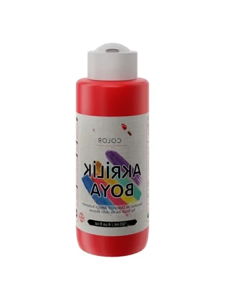 120 ml Kırmızı Akrilik Boya ürün görseli 1