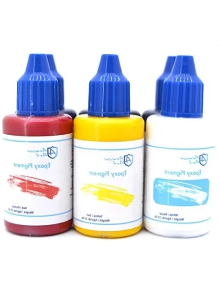 6 Renkli Epoksi Opak Pigment Seti ürün görseli 1