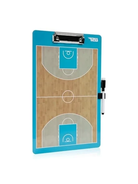 Çift Taraflı Basketbol Taktik Tahtası 35x22 cm ürün görseli 1