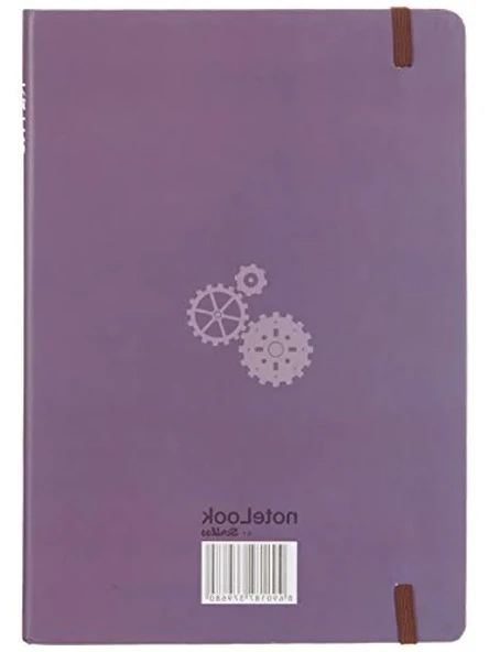 Retro Çizgili B5 Sert Kapak Defter - Resim 2