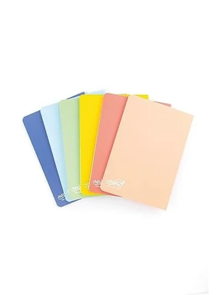 3'lü Kareli Defter Seti - Somon, Pembe, Mavi - Resim 2