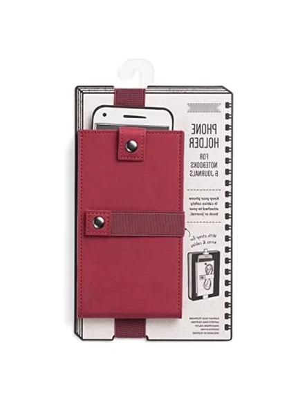 Defter Üstü Telefon Kılıfı Koyu Kırmızı ürün görseli 1