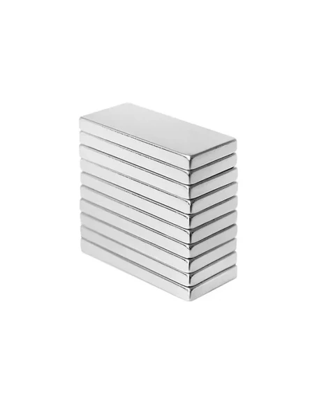 Neodyum Dikdörtgen Blok Mıknatıs - 20x10x3 mm (5 Adet) ürün görseli 1