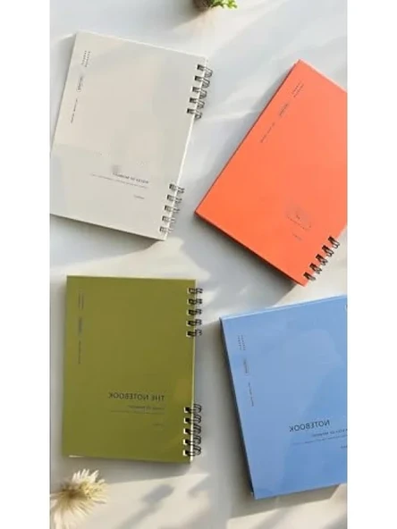 Çizgili A5 Spiralli Defter - 80 Yaprak - Resim 2
