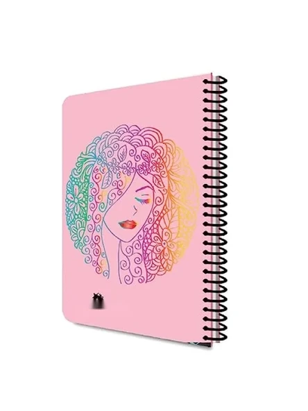 Yüz Temalı Spiralli Defter - A4, 100 Yaprak ürün görseli 1