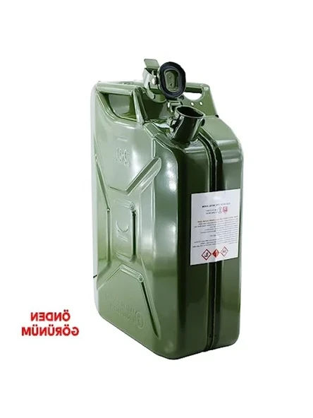 Metal Benzin Bidonu - 20 Litre Akaryakıt Taşıma ve Depolama ürün görseli 1